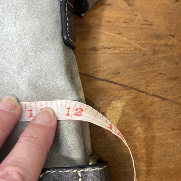 B.O.C. Grey on grey boho purse - Picture 9 of 13